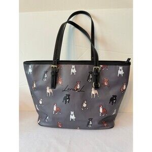 LERUEL DOG TOTE GREY new